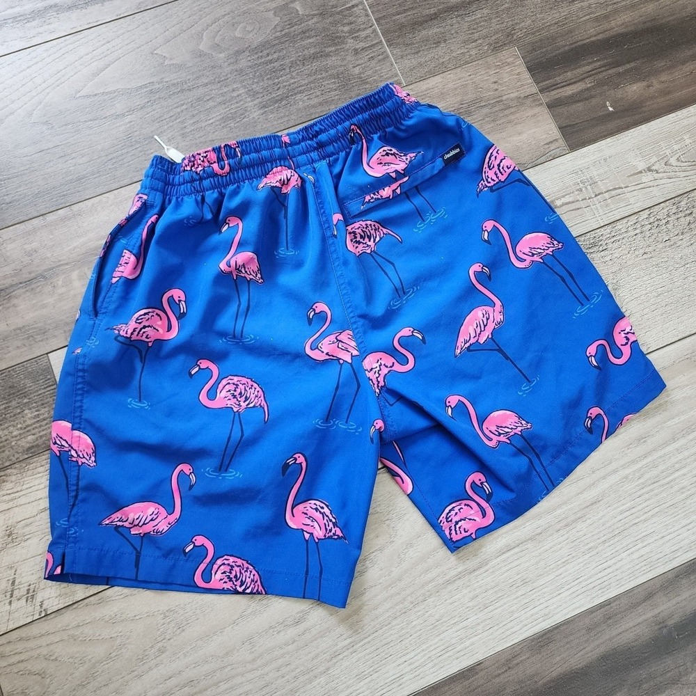 Chubbies The Flamingos 6.5" Inseam Swim Trunks Size Medium - Picture 5 of 9